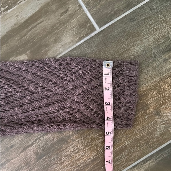Maurices purple taupe color Knit Sweater - Picture 9 of 9